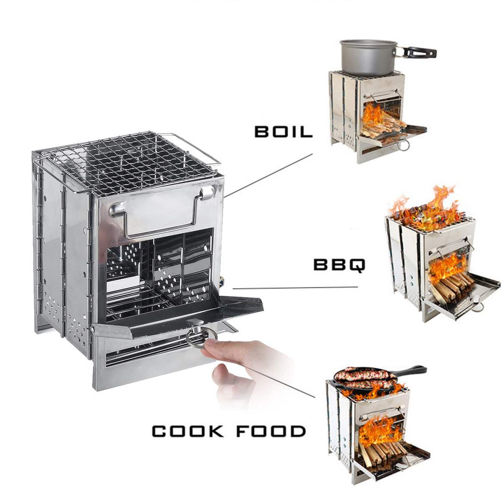 Wood Stove Adjustable Folding