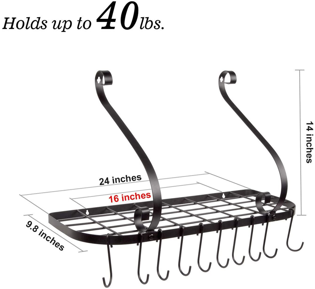Wall Mount Pan Rack