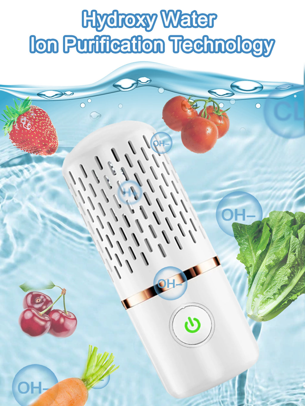 Portable Fruit and Vegetable Purifier Washer
