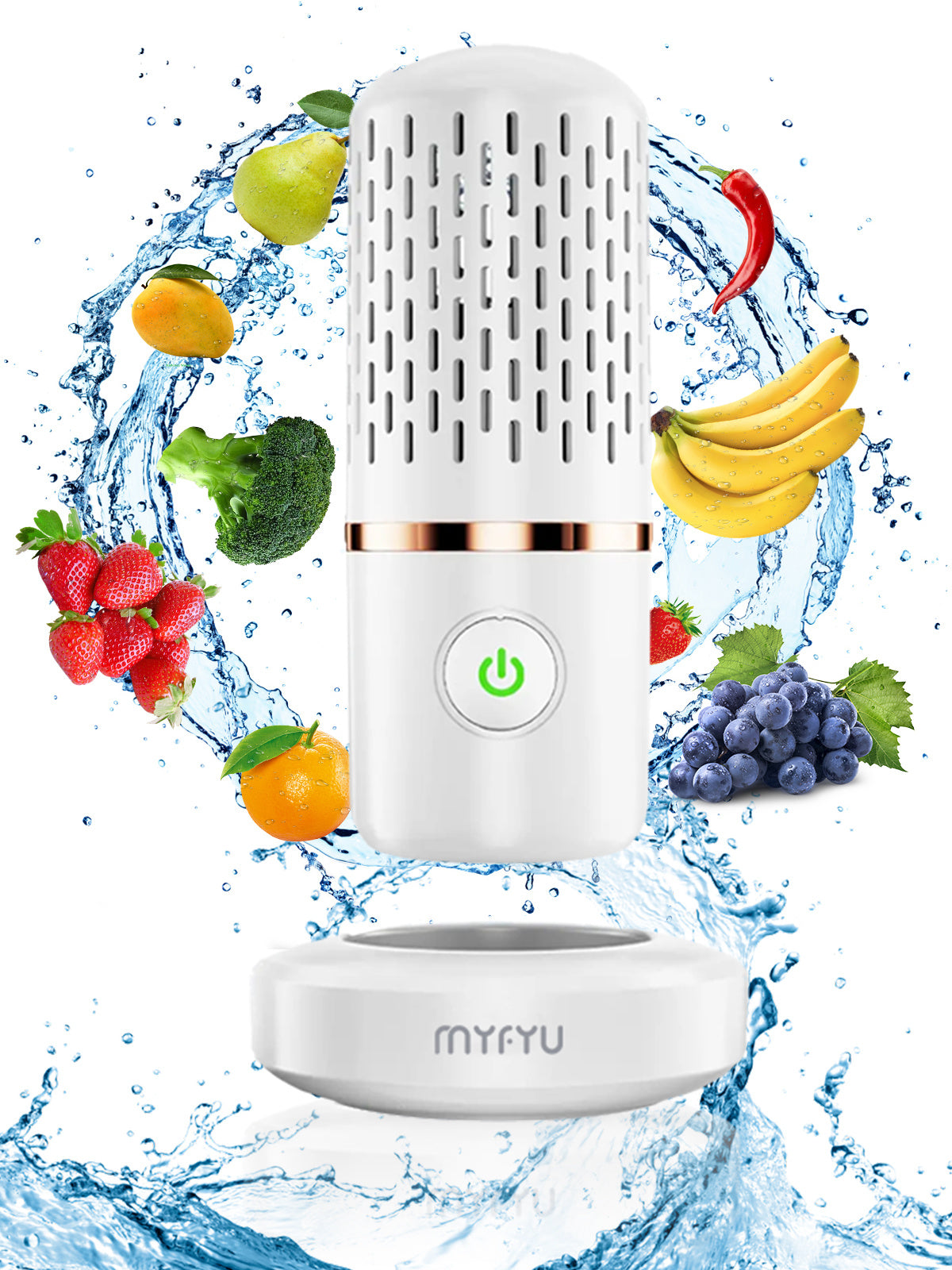 Portable Fruit and Vegetable Purifier Washer