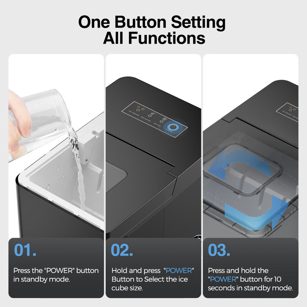 Bullet-Cylindrical Ice maker