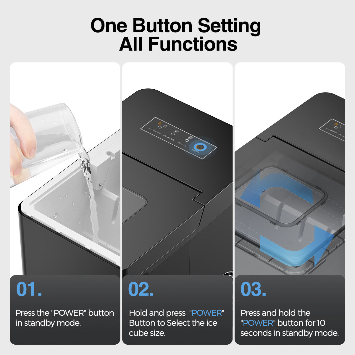 Bullet-Cylindrical Ice maker
