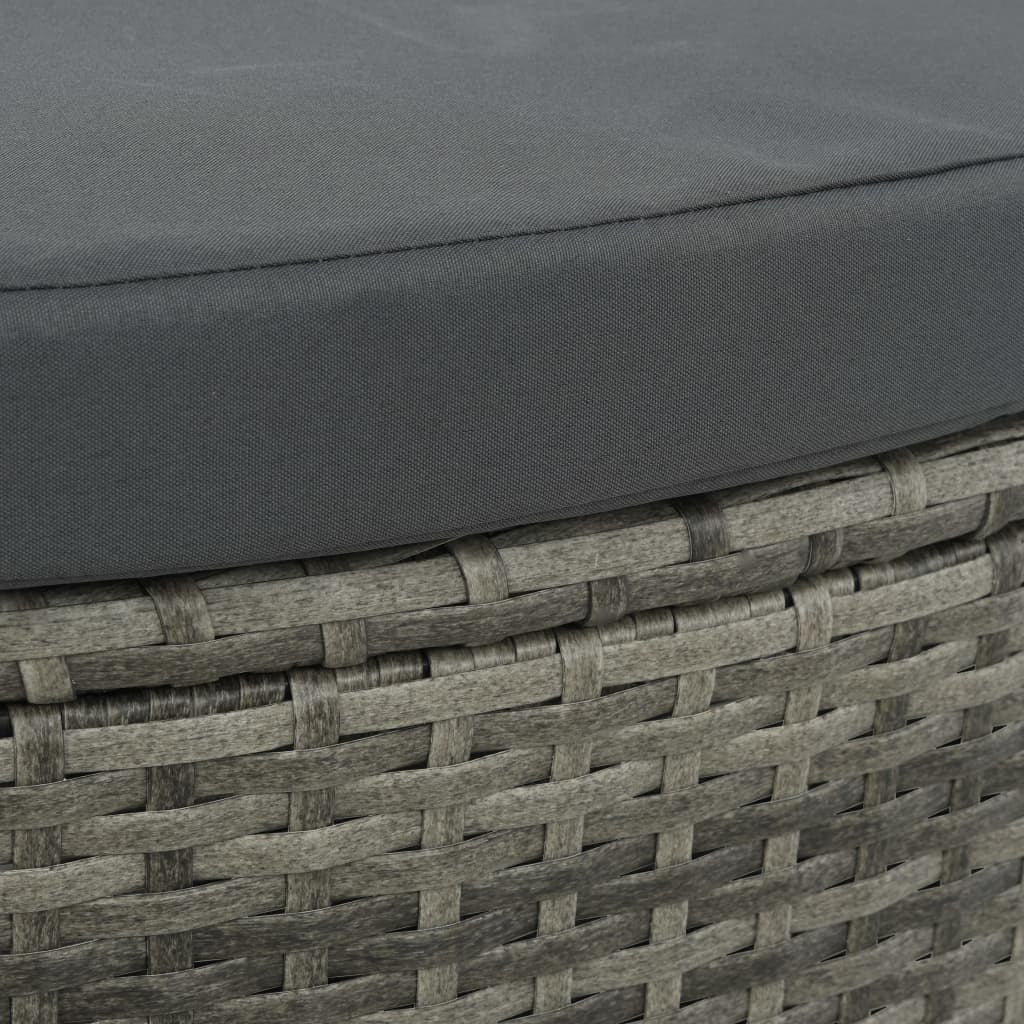 Parasol Gray Poly Rattan