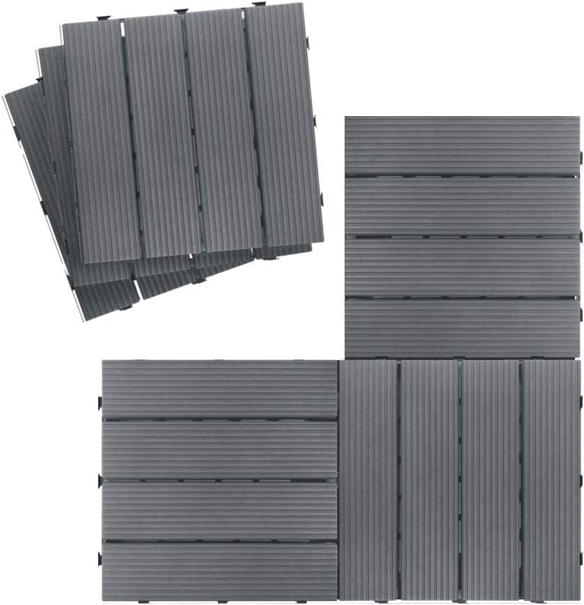 Outdoor All Weather Anti-Slip Flooring Tiles