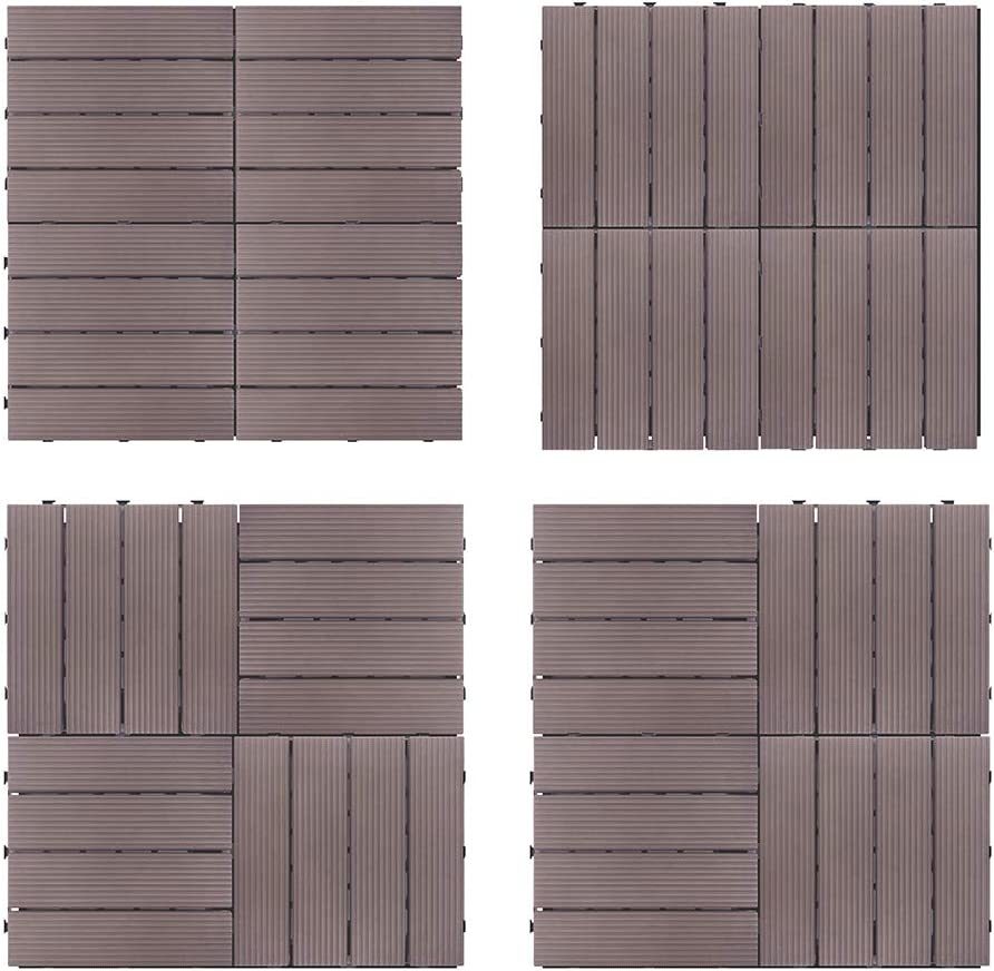 Outdoor All Weather Anti-Slip Flooring Tiles