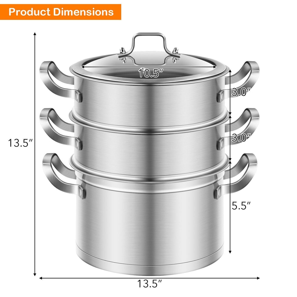 Stainless Steel Steamer Pot