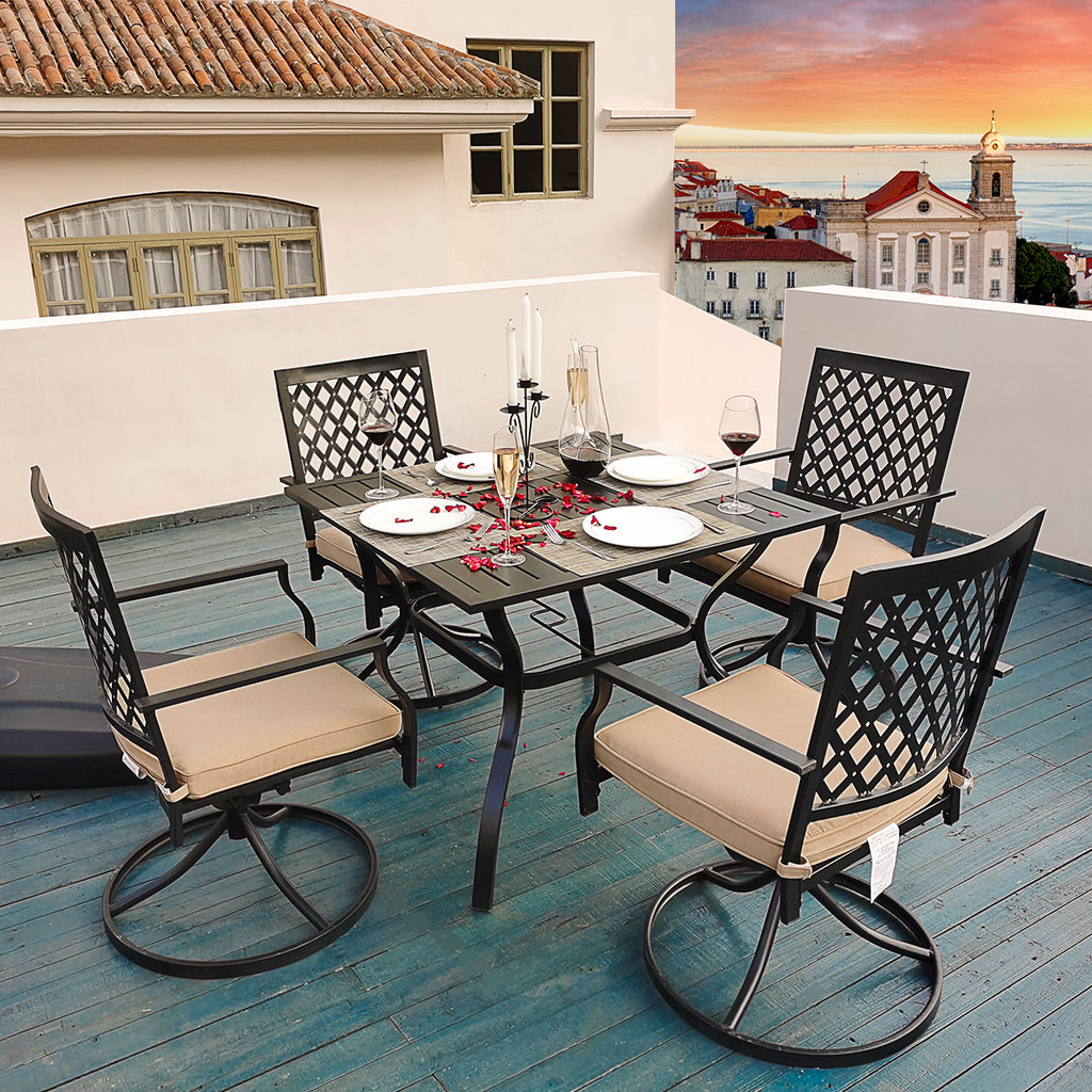 Outdoor Rocker Chair with Cushion
