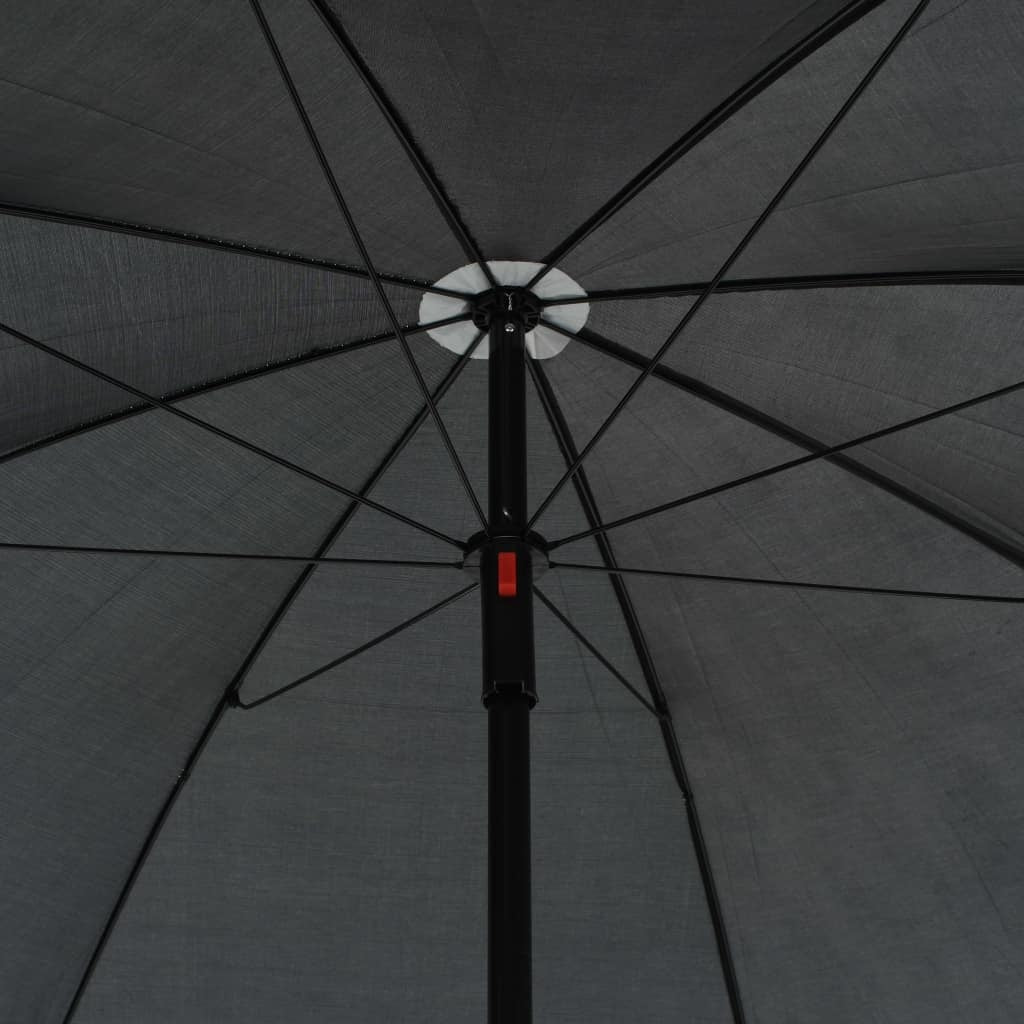 Parasol Gray Poly Rattan