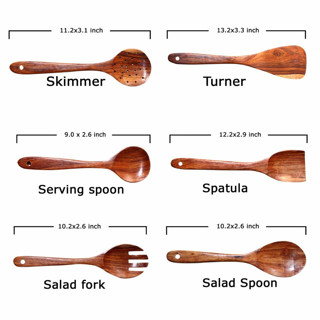 Willart Wooden Utensils Set