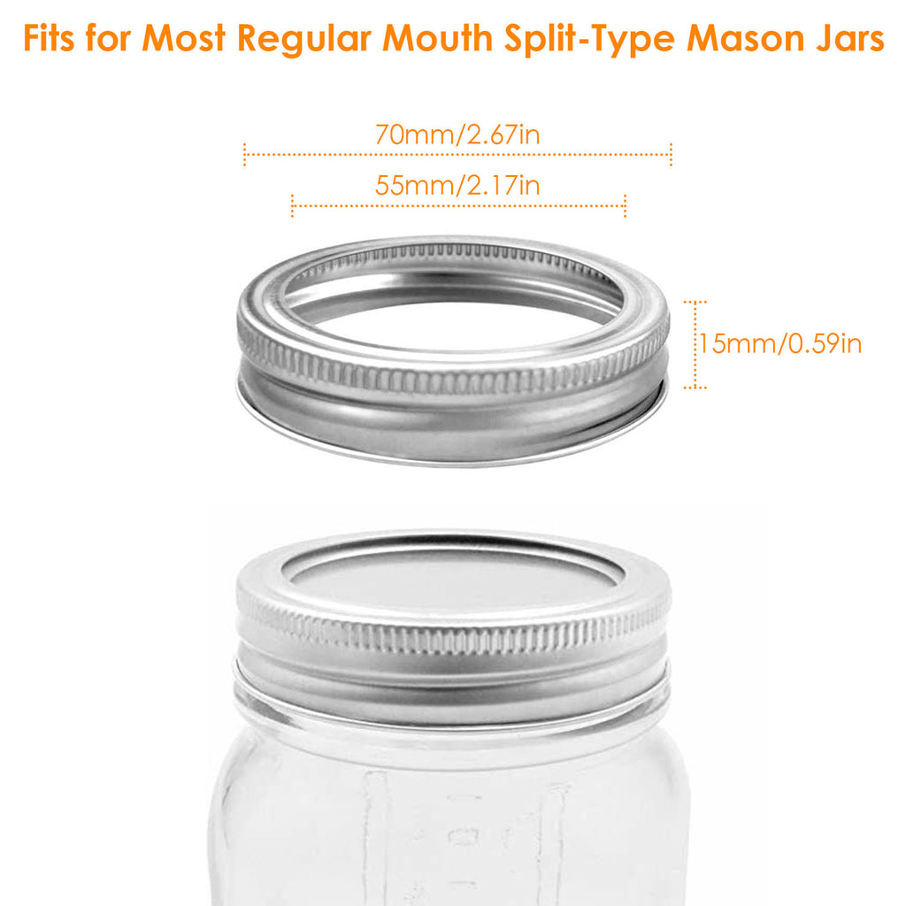 Mouth Canning Jar Metal Rings