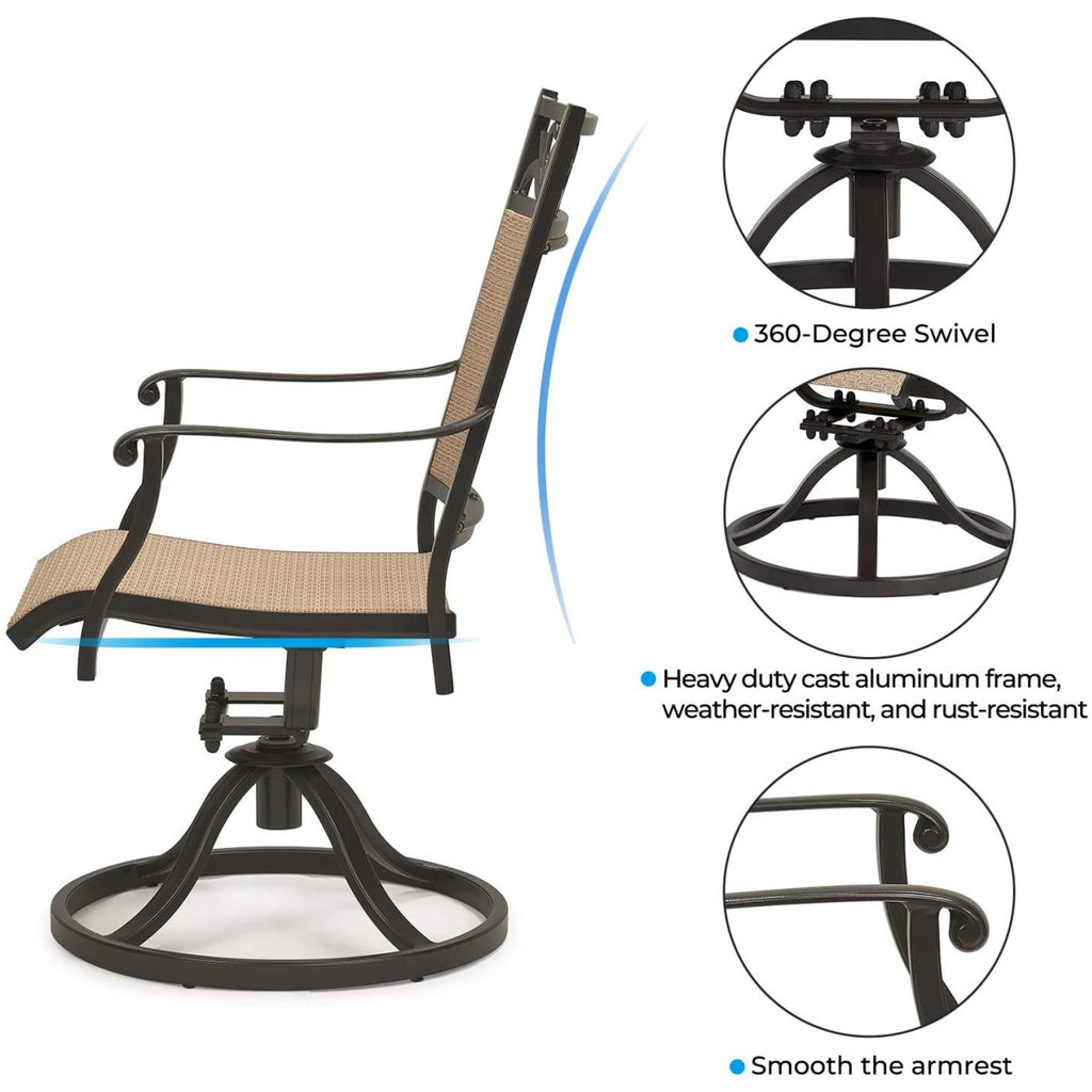 Patio Swivel Chairs