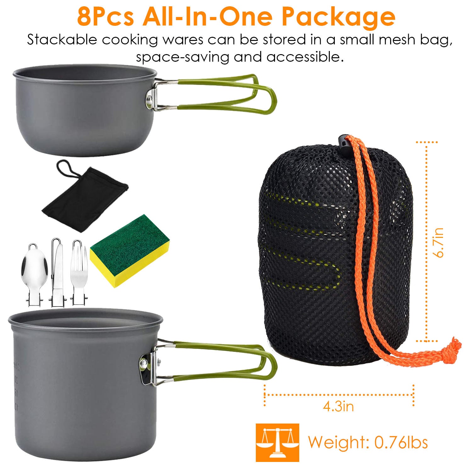 Foldable Camping Cookware