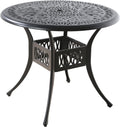Patio Dining Table with Umbrella Hole