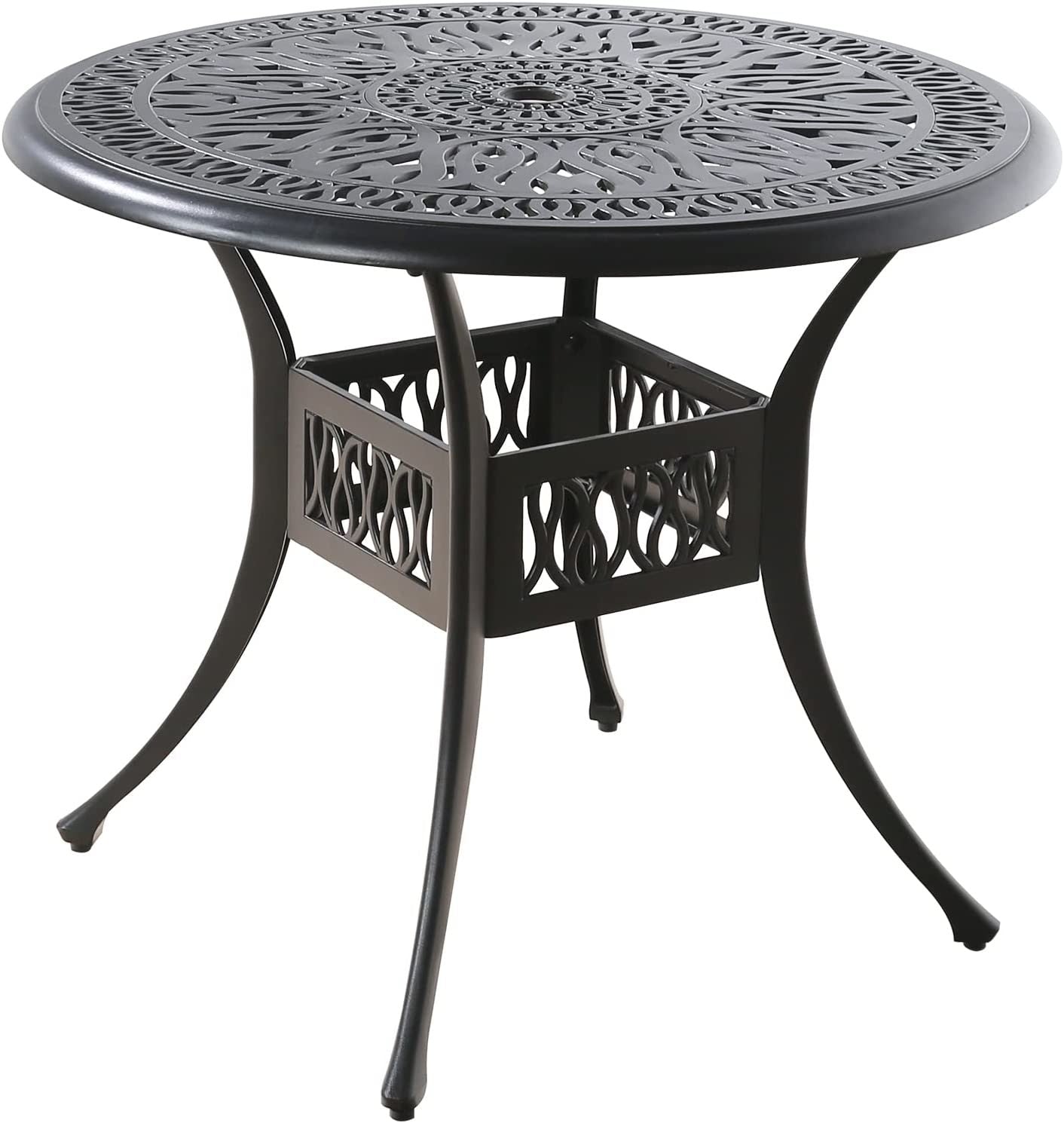 Patio Dining Table with Umbrella Hole
