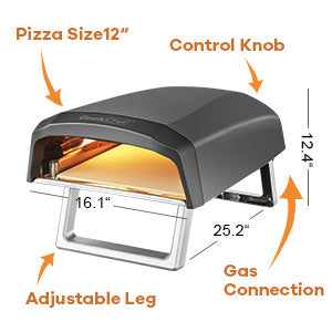 Outdoor Oven Portable with Foldable Legs