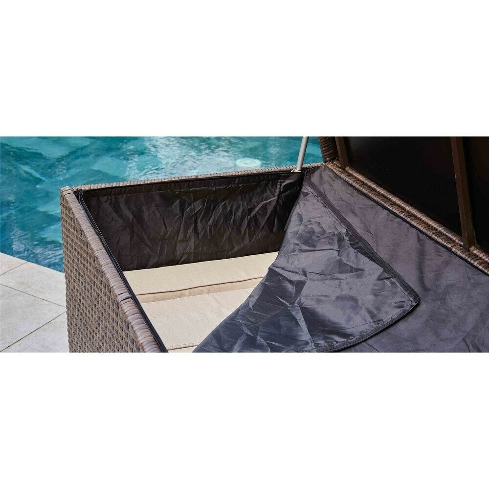 Outdoor Rattan Wicker Storage Box