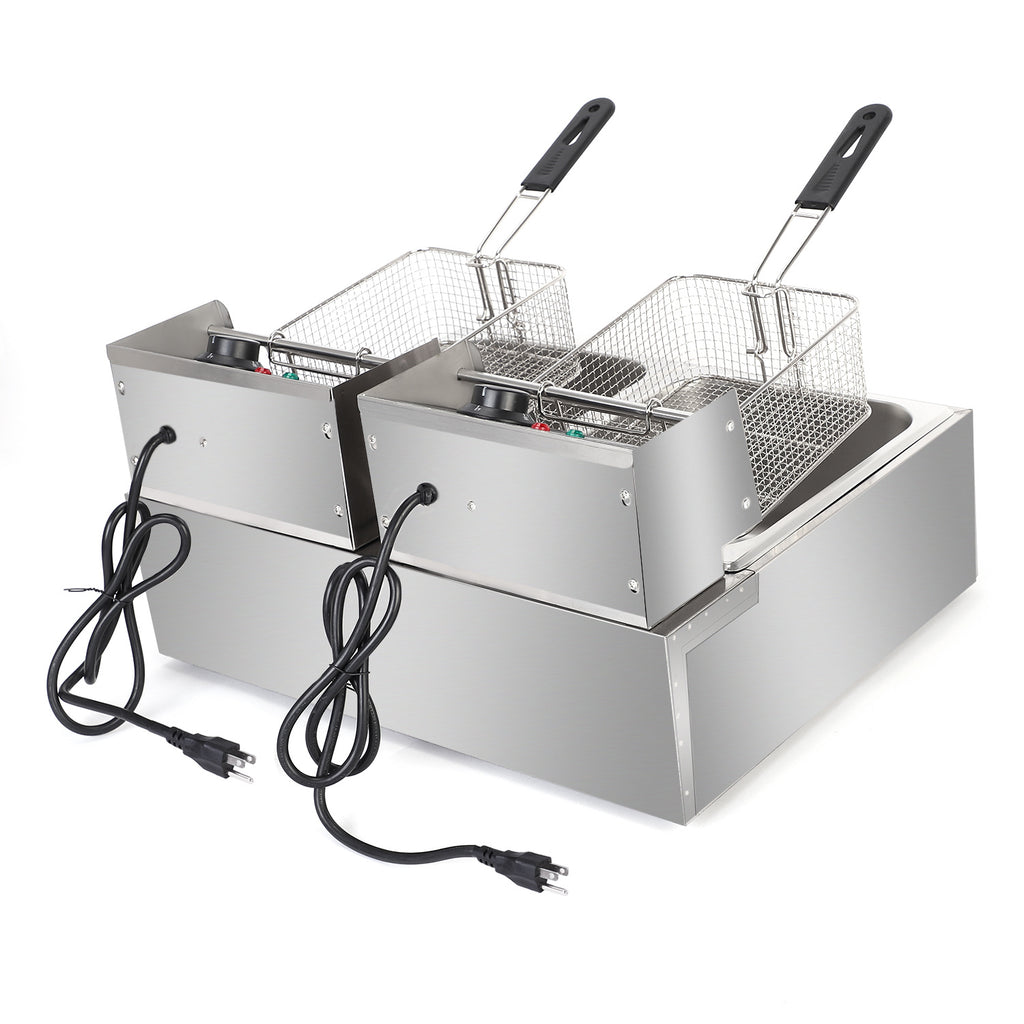 Deep Fryer with Baskets Filters