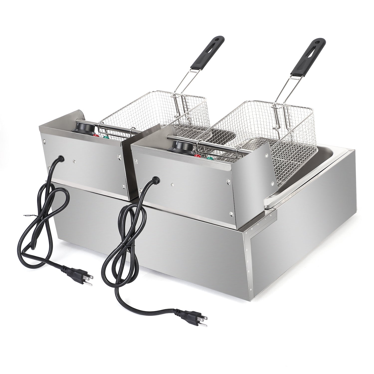 Deep Fryer with Baskets Filters