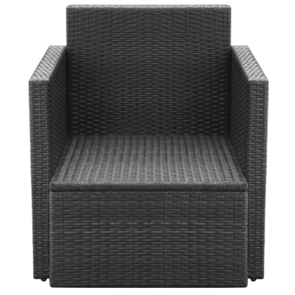 Garden Chair with Cushions and Pillows