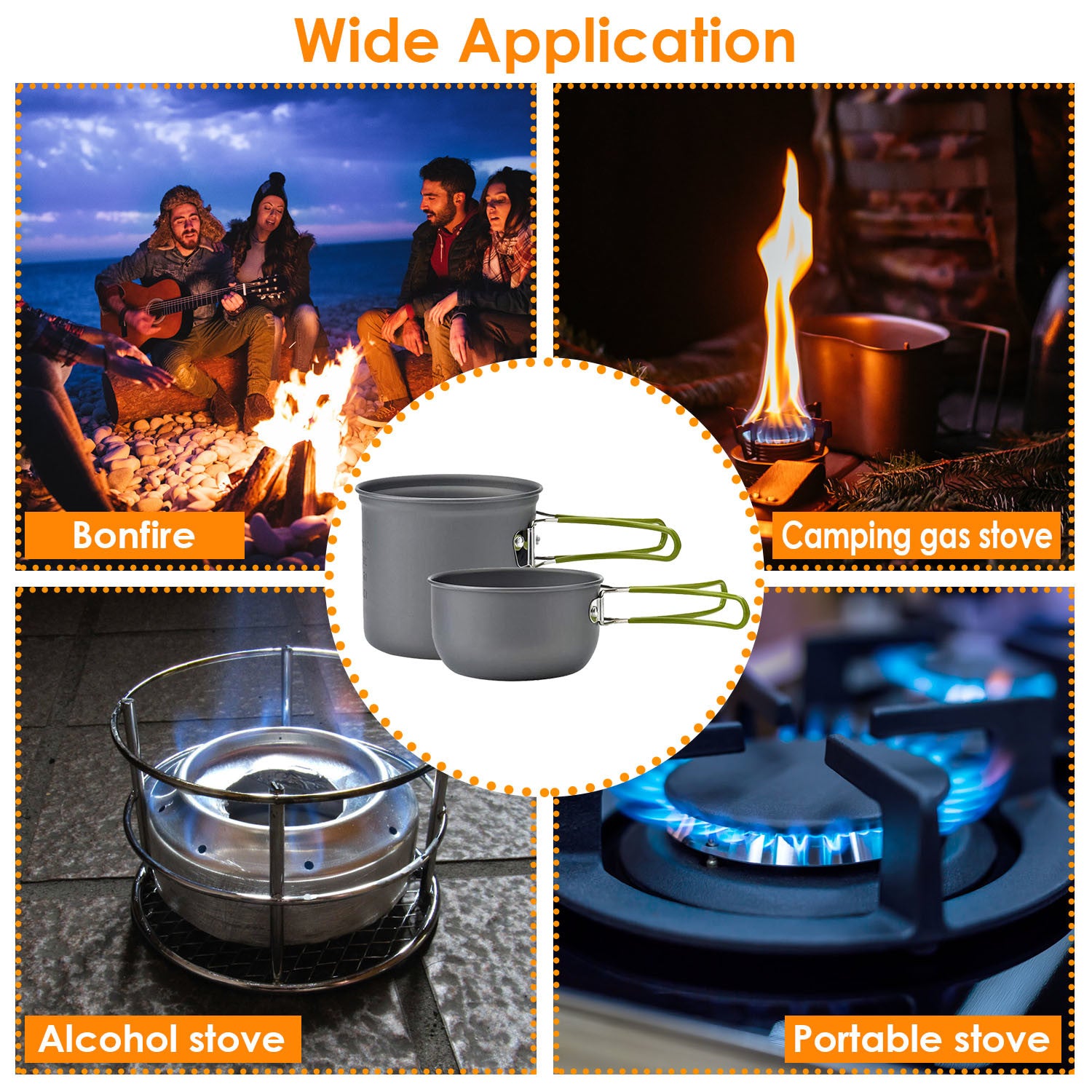 Foldable Camping Cookware