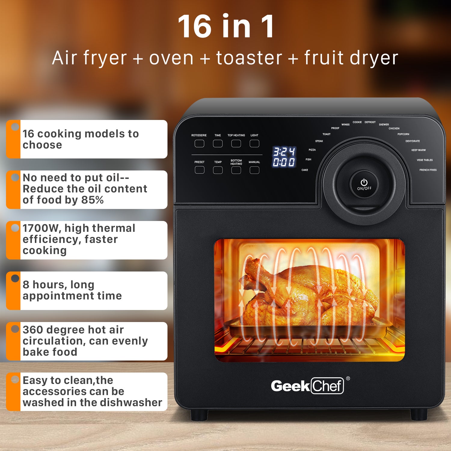 Air Fryer Oven Toaster Countertop Oven